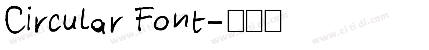 Circular Font字体转换